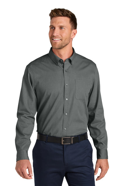 W816 Port Authority® Long Sleeve Nailhead Easy Care Shirt
