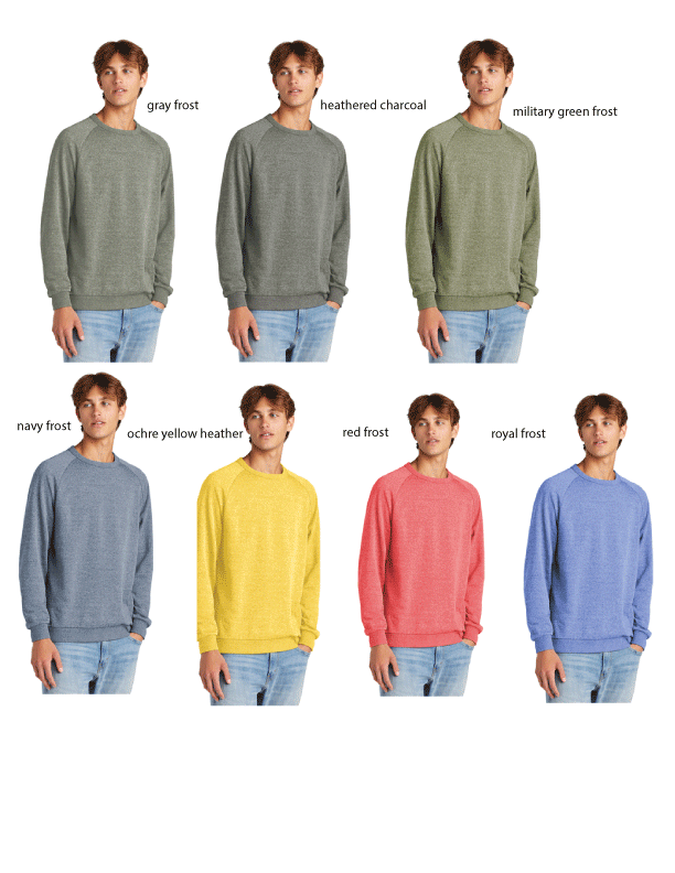 DT1304 Perfect Tri-blend Fleece Crewneck