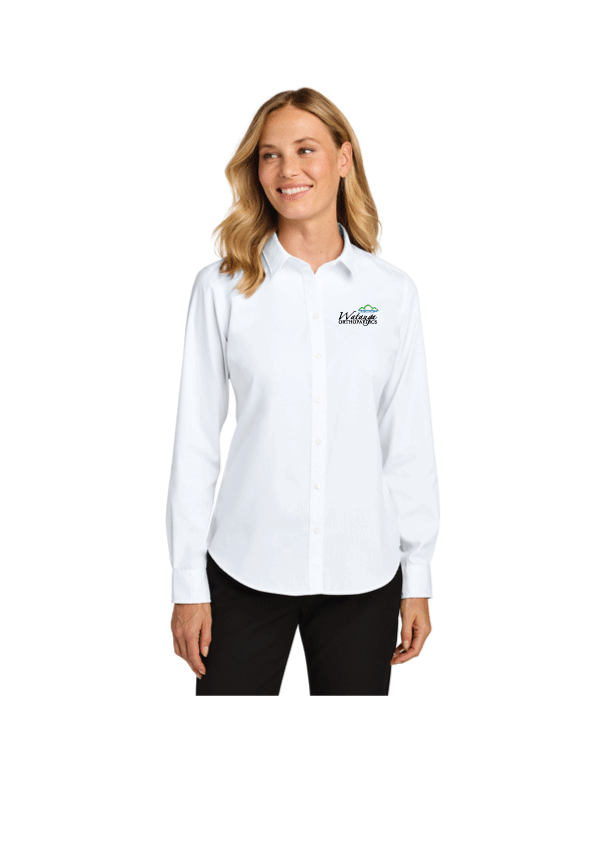 LW816 Port Authority® Women’s Long Sleeve Nailhead Easy Care Shirt