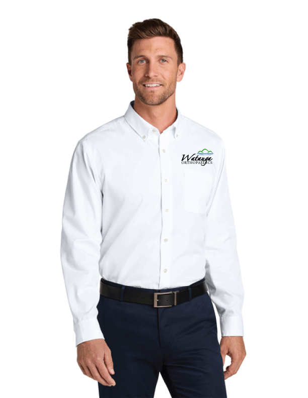 W816 Port Authority® Long Sleeve Nailhead Easy Care Shirt