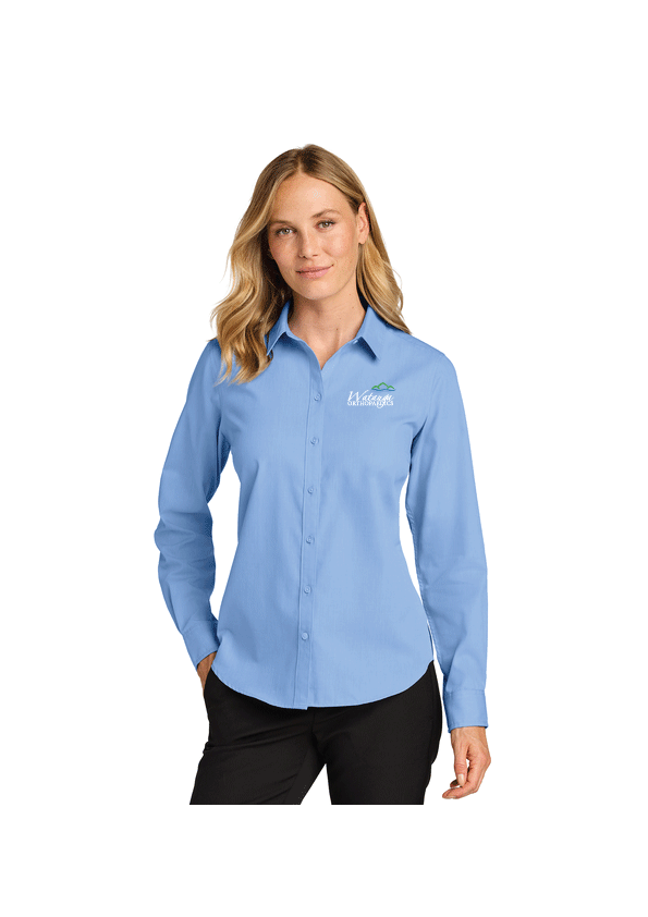 LW816 Port Authority® Women’s Long Sleeve Nailhead Easy Care Shirt