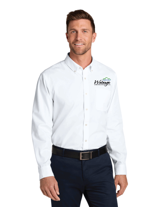 W816 Port Authority® Long Sleeve Nailhead Easy Care Shirt